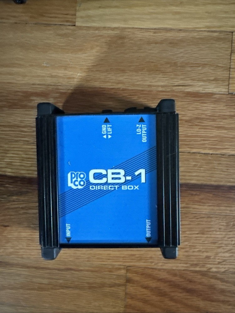 Pro Co CB-1 Direct Box Stagemaster Series / Original box