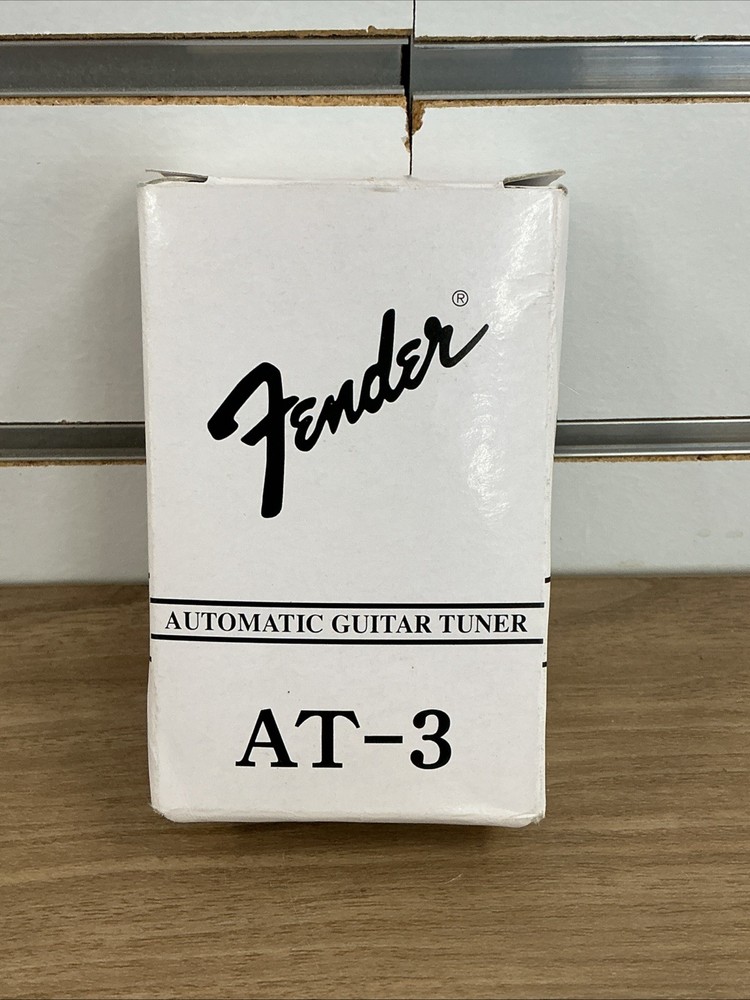 Fender AT-3 Automatic Guitar Tuner. Black. In Box With Instructions NEW