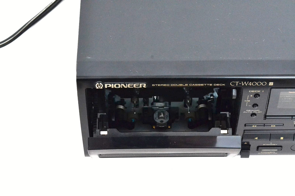 Pioneer CT-W4000 Stereo Double Cassette Deck – Tested – Issues – Read Desc...