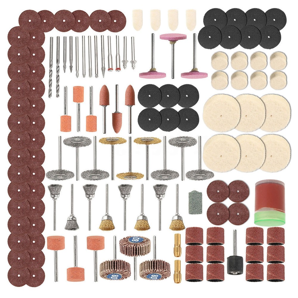 350pcs Rotary Tools Accessories For Dremel Sanding Polishing Tool Grinding Kit