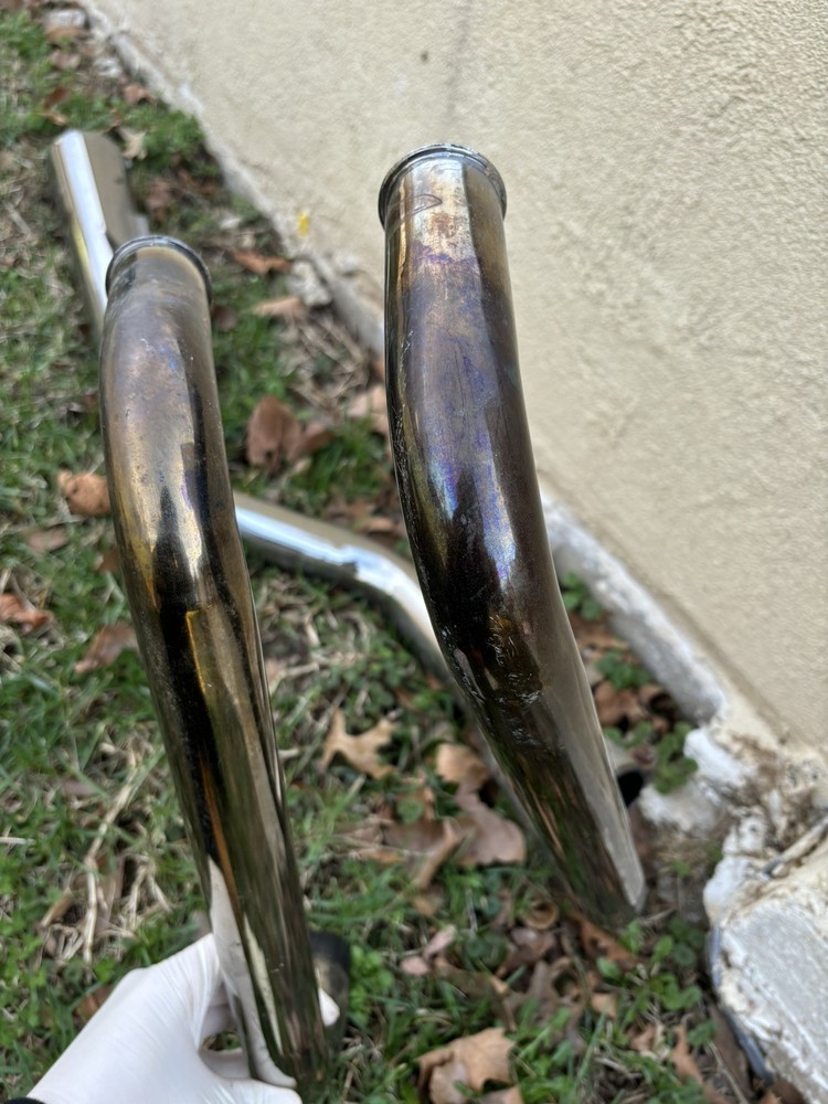 1978 Honda CB400A 2 Into 1 Exhaust Pipe
