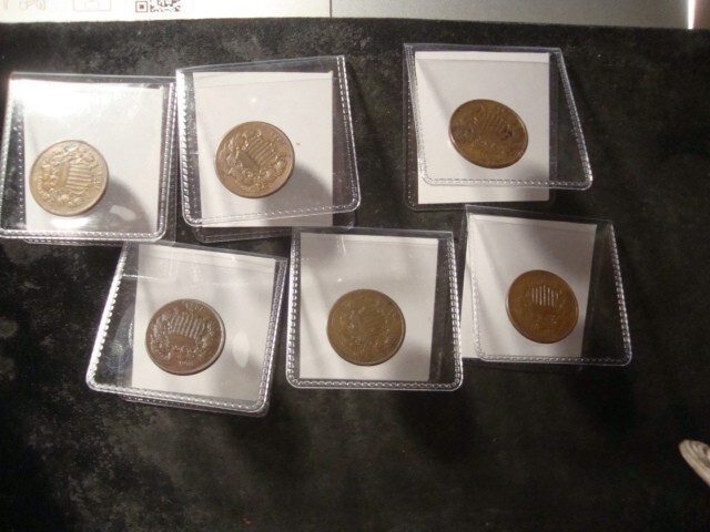 1864 VF XF Solid Dated Solid Two Cents 2 Cents Piece Price PER COIN HZX