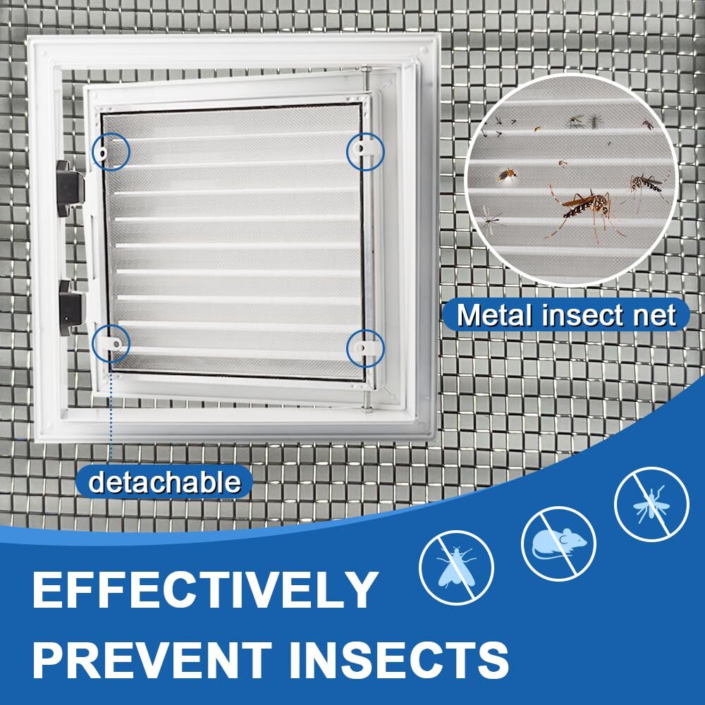 12 x 12 inch - Access Doors - Access Panel for Drywall with Push-Button Switc...