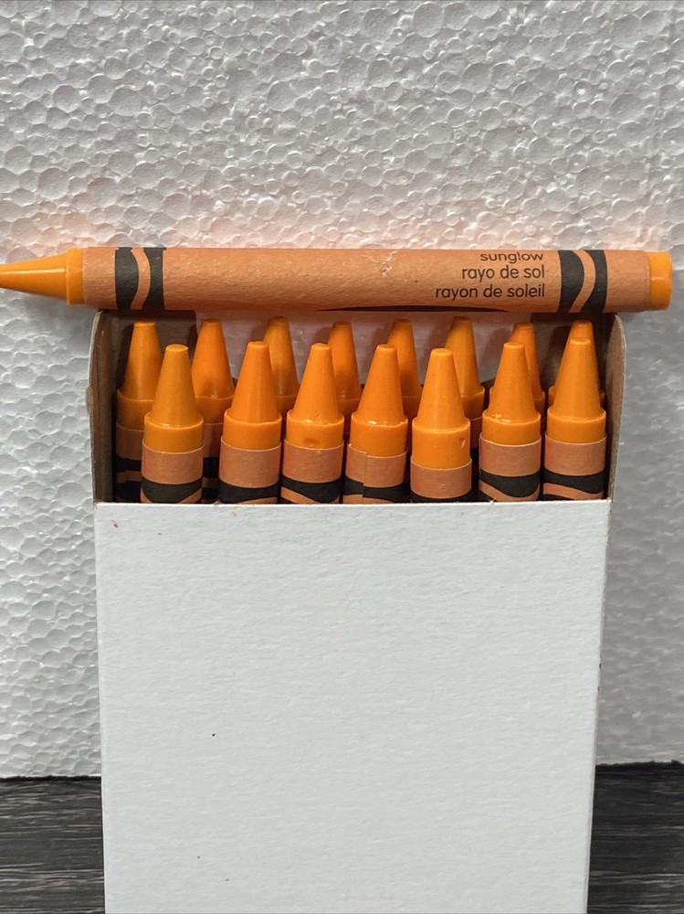 (16) Crayola Crayons (sunglow) BULK