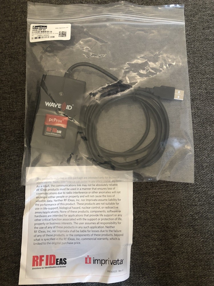 RFIDeas RDR-6082AKU pcProx Wave ID. RF Ideas. NEVER USED