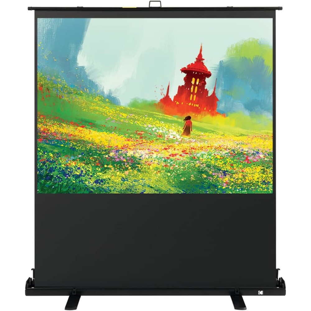 Kodak 60" Portable Projector Screen, Pull Up Projection Screen with Stand
