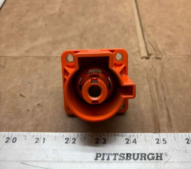 Industrial Rotary Cam Switch Body Orange Square Shaft Panel Mount