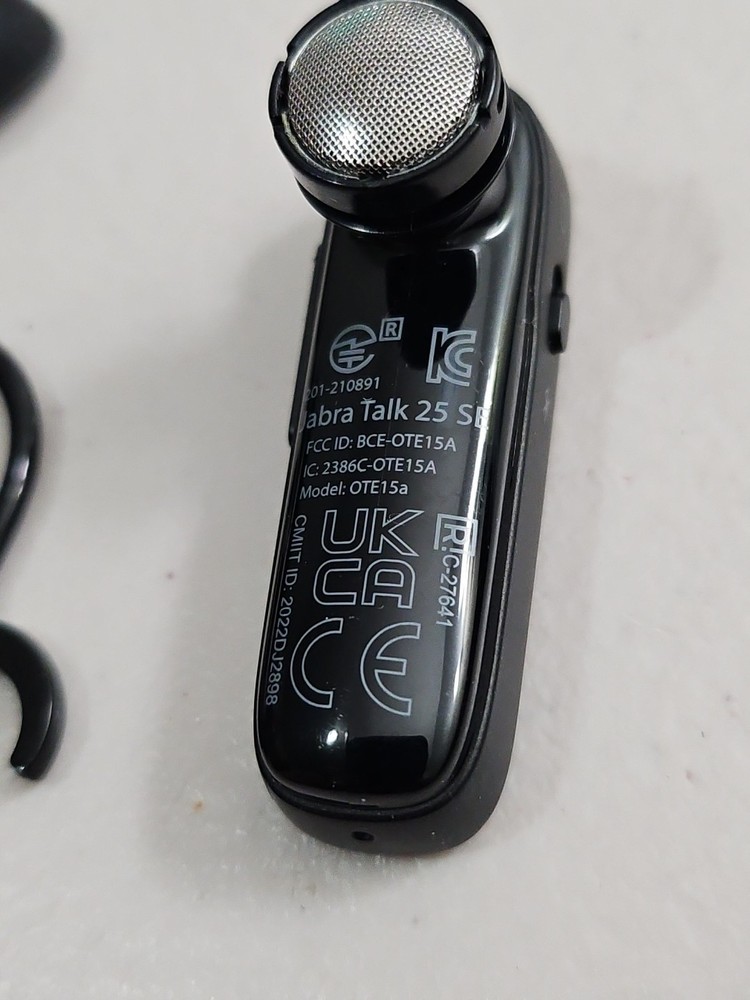 Jabra - Talk 25 SE Bluetooth Headset - Black -