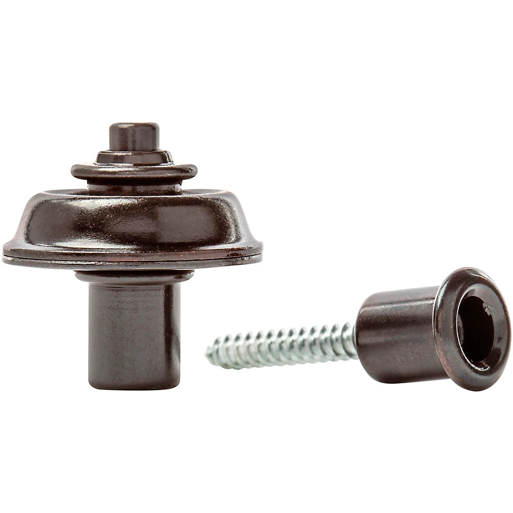 Dunlop Straplok Flush Mount Strap Retainer System Black