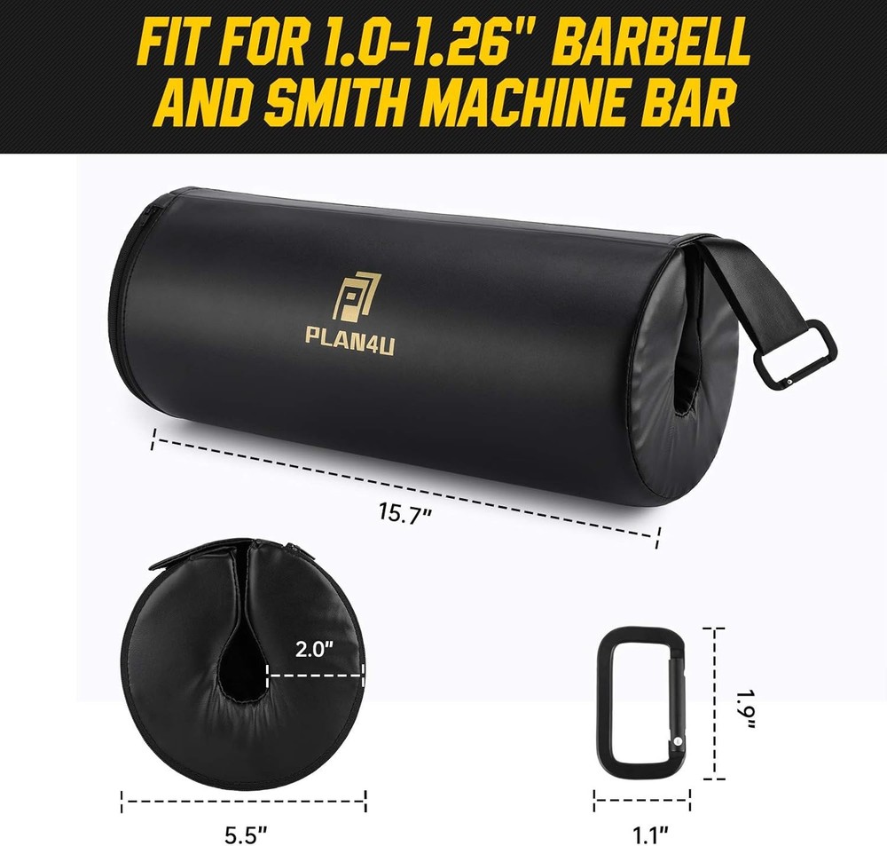Barbell Pad for Bench Press Hip Thrust Weightlifting, Upgraded Board Press with