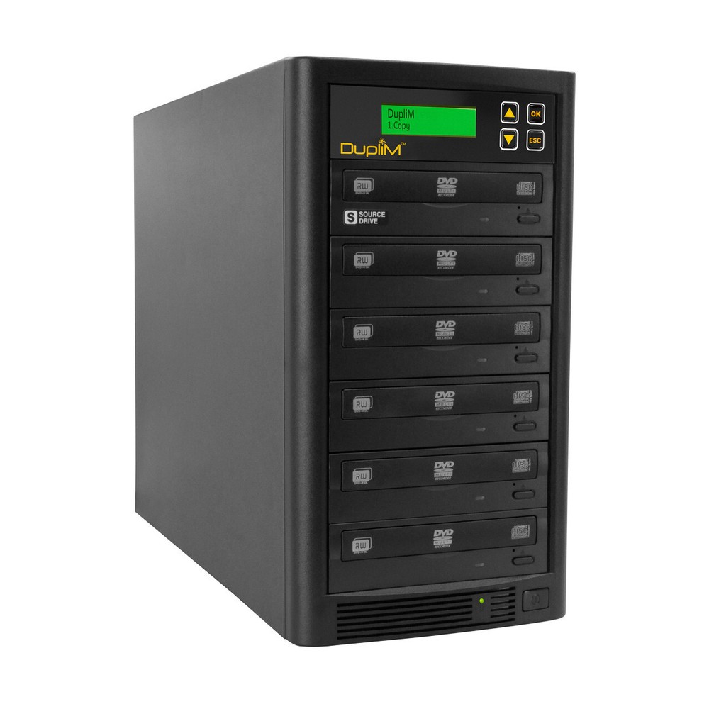 DupliM 1:5 DVD CD Duplicator Stand-Alone Copy Tower Cloner