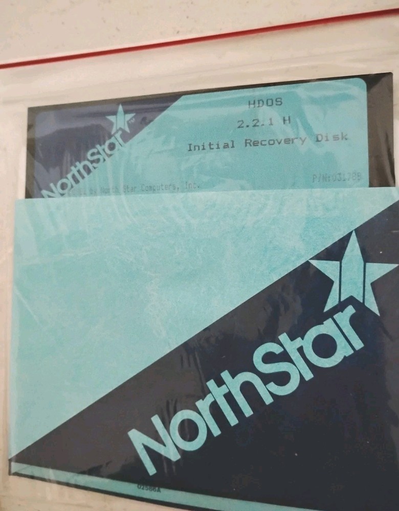 NorthStar HDOS Hard Disk Operating System Kit 2.2.0H Manual + System Diskette
