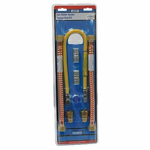 Camco 10183 Copper Gas Water Heater Connection Kit