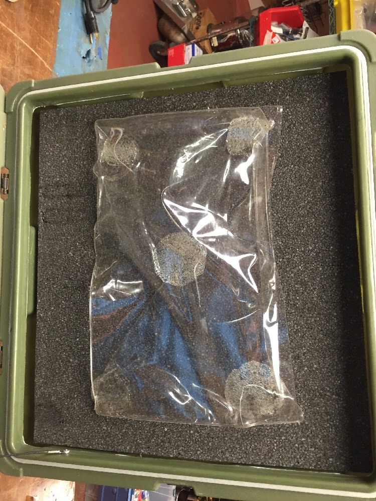 Military Storage Shipping Case Container, Green w/ Foam Padding