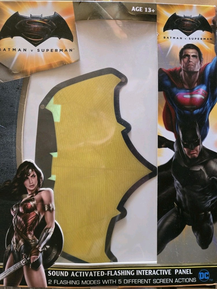 Batman V Superman Sound Activated Flashing Interactive Panel