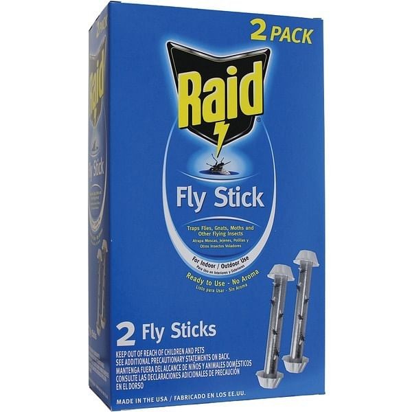 Raid 2PKFSTIK-RAID Jumbo Fly Sticks, 2 pk