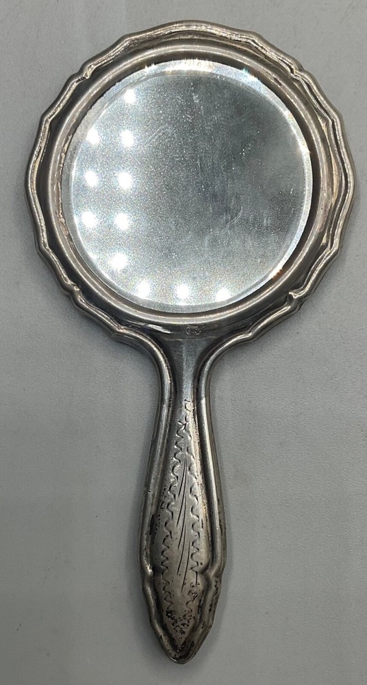 800 SILVER SMALL HAND MIRROR