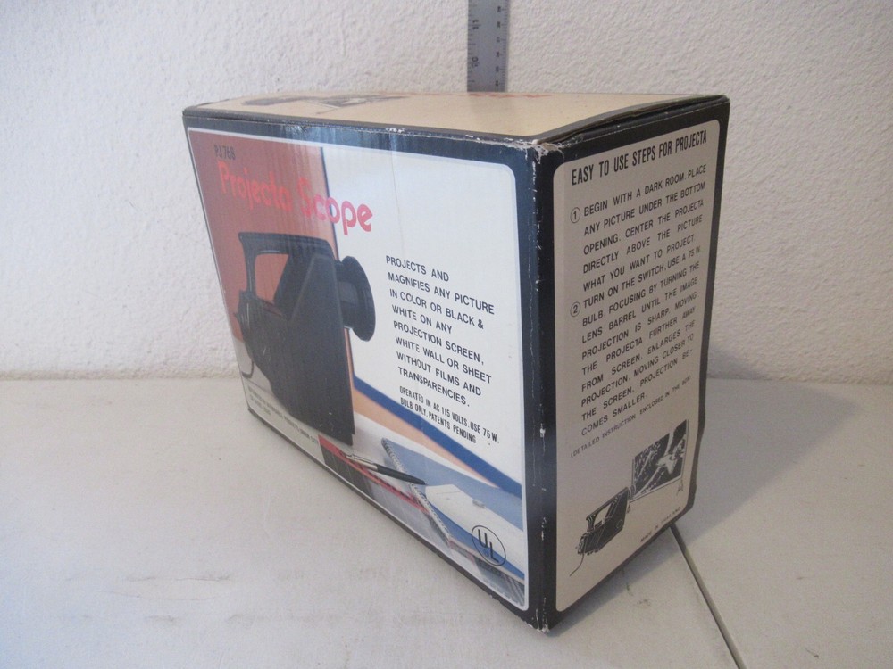 Projecta Scope Slide Projector WORKS IN BOX