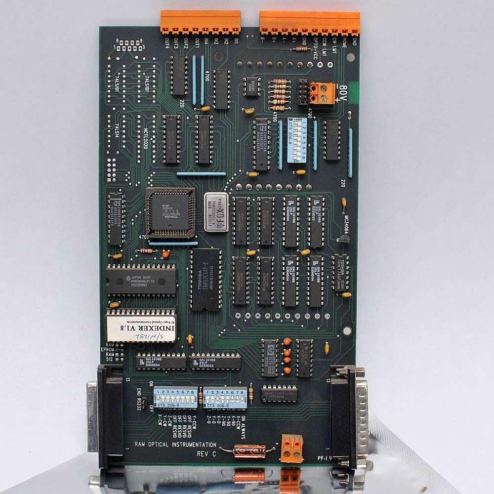 Ram Optical ROI OMIS II Indexer PCB Board Single Axis Motor Drive Working Pull