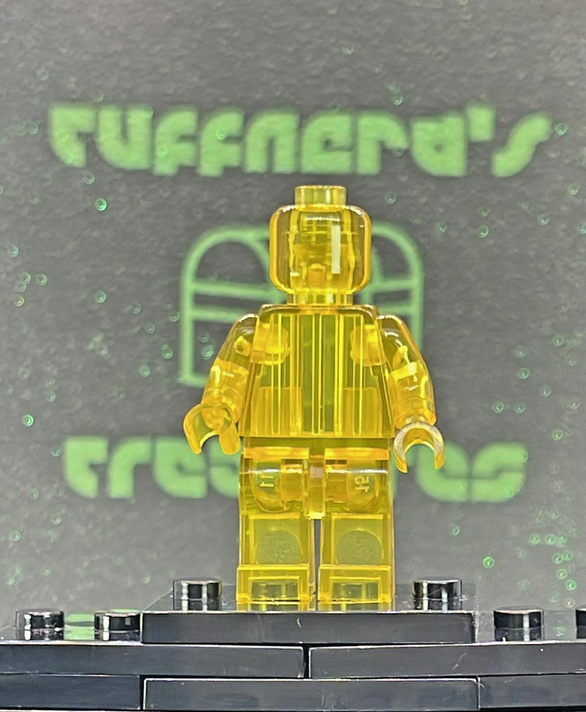 CUSTOM BLANK MOC TRANSPARENTYELLOW MINIFIG