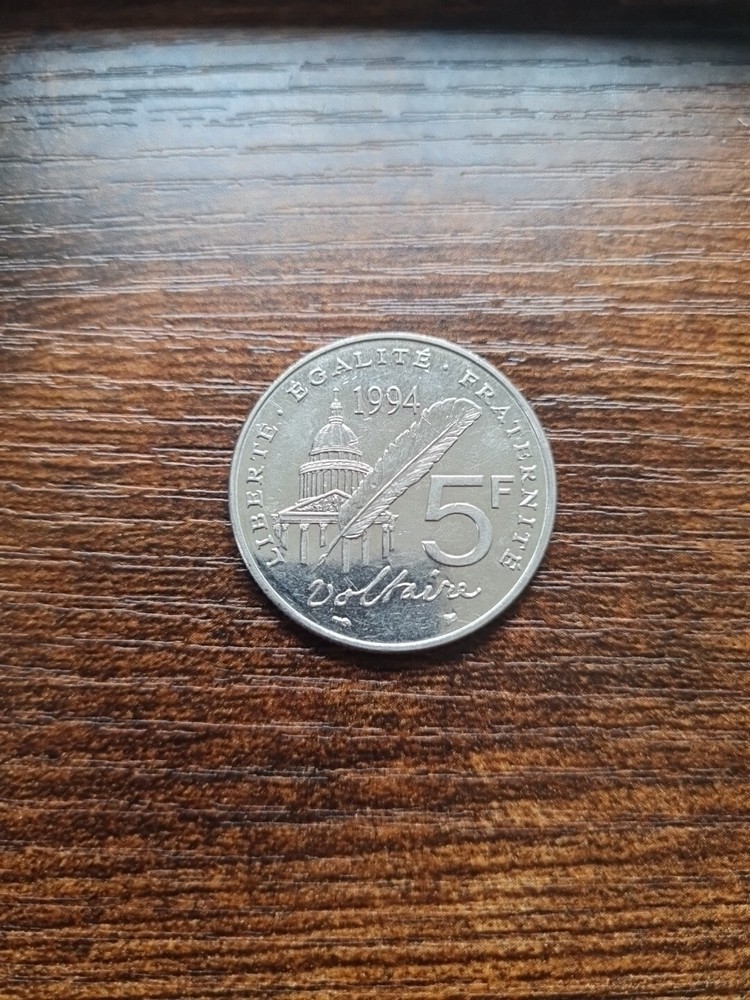 France 🇫🇷 5 Francs 1994 Au