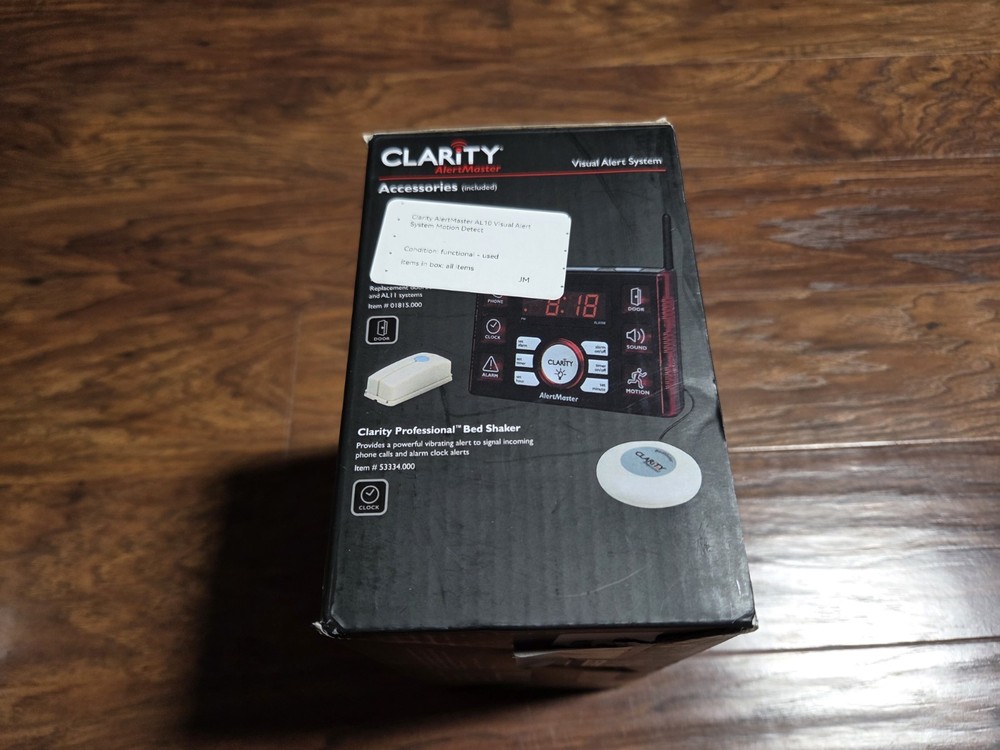 Clarity AL10 Visual AlertMaster Alert System + Box
