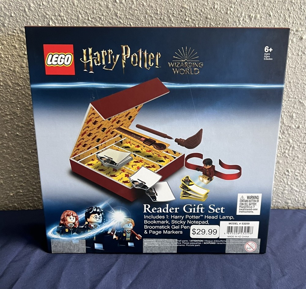 LEGO HARRY POTTER READER Gift Set FIREBOLT with HEADLAMP 53259