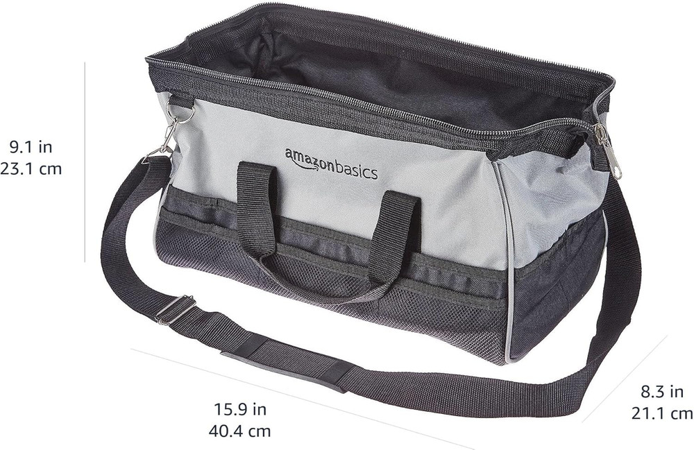 Durable Wear-Resistant Tool Storage Bag with Adjustable Shoulder Strap, Portable