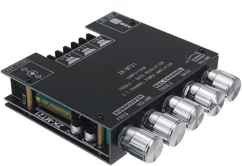ZK-MT21 Mini Bluetooth Amplifier Module with 200W Output - Compact & Efficient