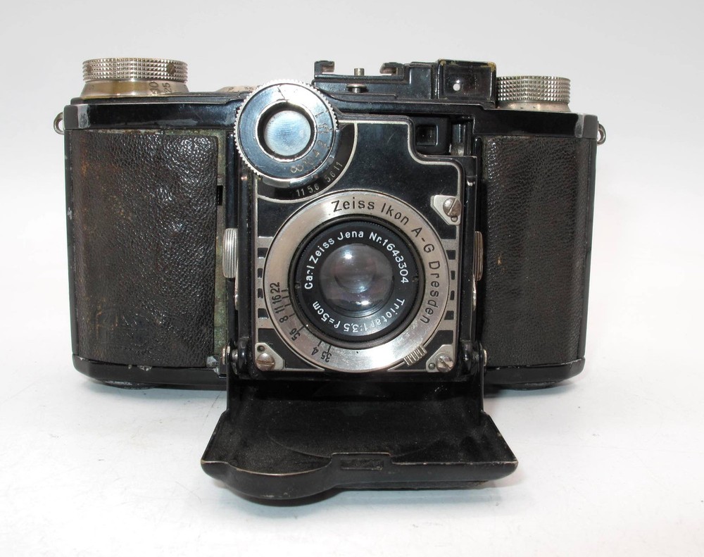 *VINTAGE* ZEISS IKON SUPER NETTEL RANGEFINDER CAMERA-WORKING-TESTED
