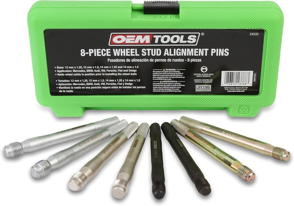 Ultimate Wheel Alignment Tool Set - 8 Pieces for Foreign & Domestic Vehicles