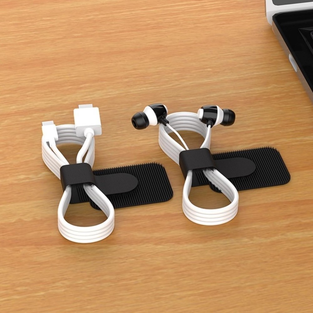 Hook & Loop Cable Ties 100PCS Self Adhesive