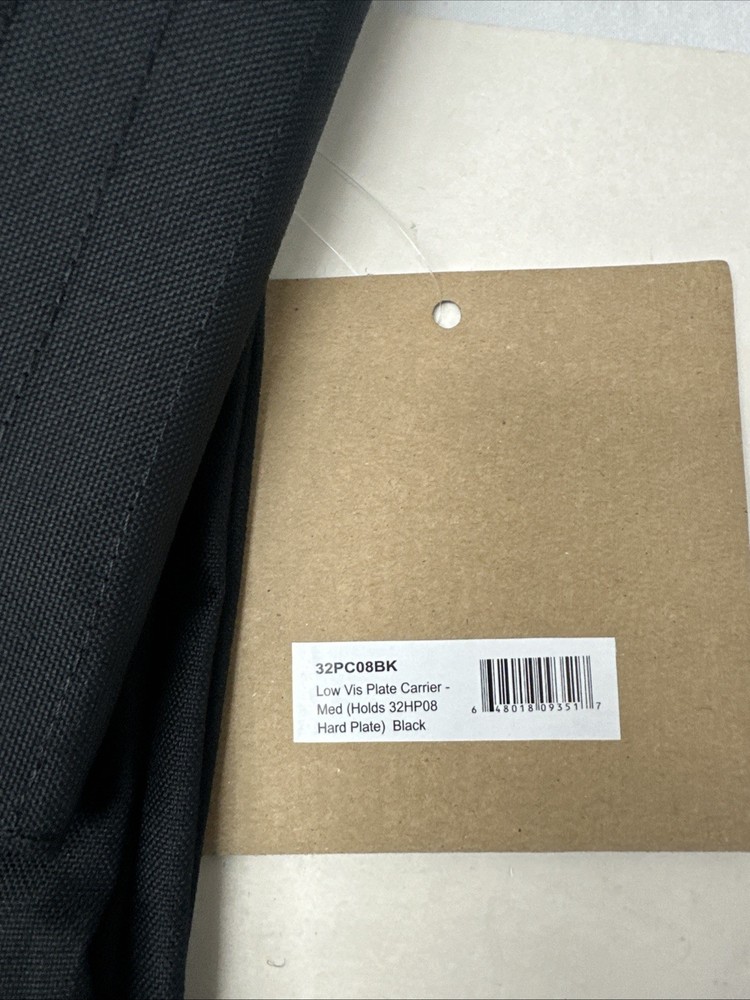 Blackhawk Low Vis Hard Plate Carrier Medium Black