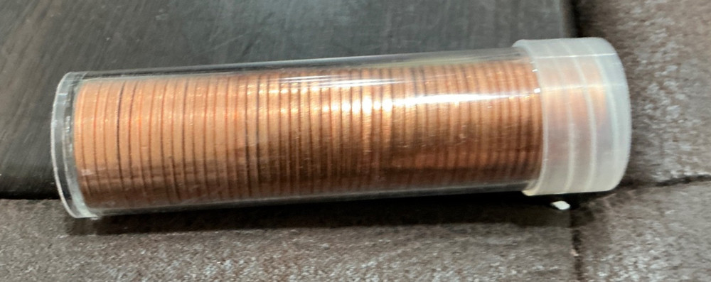 1996-D Uncirculated Lincoln Memorial Cent roll