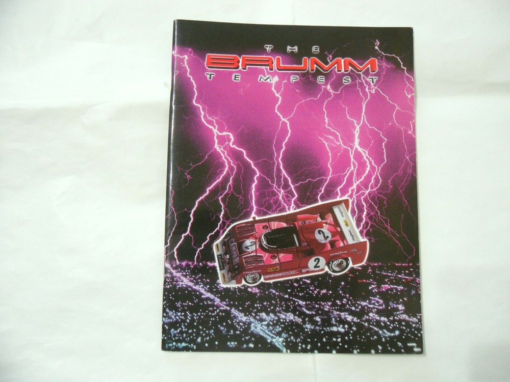 1995 BRUMM TEMPEST 1/43 SCALE MODEL KITS CATALOG.