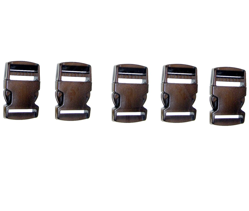 Quick Release Clip, for 1½" Inch Webbing, Acetal Plastic, 5 Pc. Set