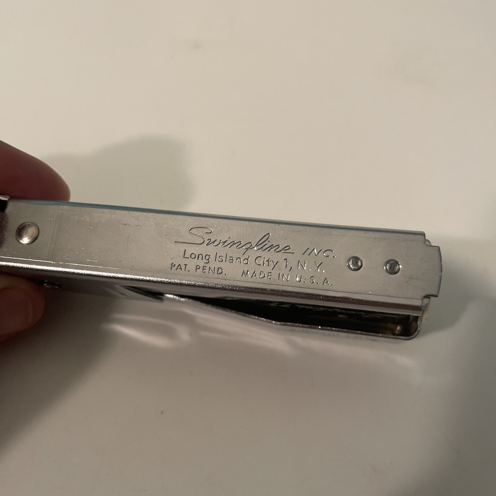 vintage swingline 77B stapler White Ivory