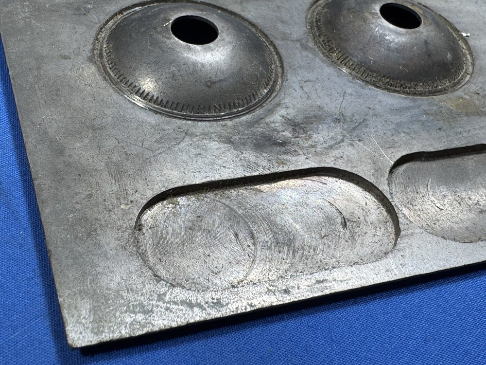 2 C.1910 Brass HART FLUSH SWITCH PLATES & 1 Hart & Hegeman Push Button Plate