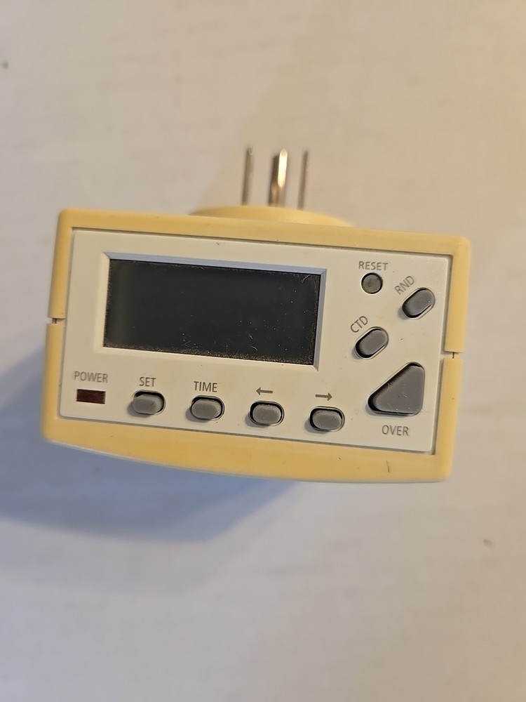 WESTEK Programmable Heavy Duty Digital Timer TE05W Works Pre-owned