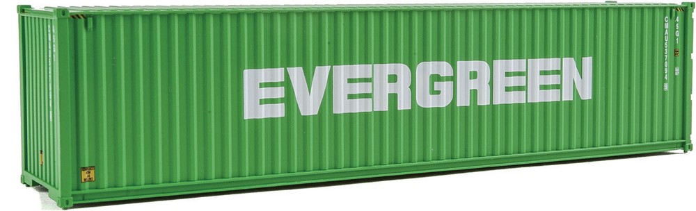 Walthers 40' Hi Cube Corrugated Side Container - Evergreen HO Scale
