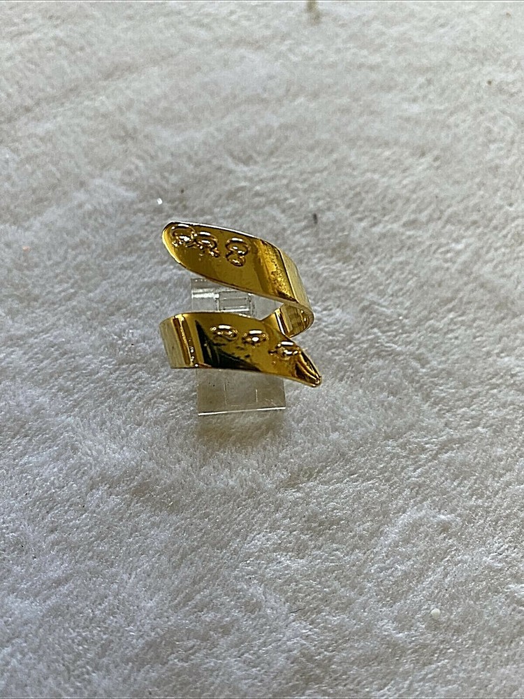 24 pcs ~ Gold Adjustable Ring Blanks with 6 Loops