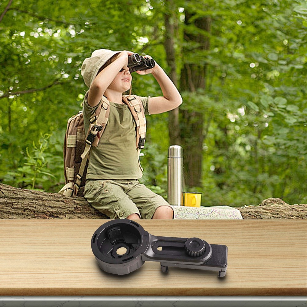 Telescopic Phone Holder Accessory Adapter Black Elements For Telescope