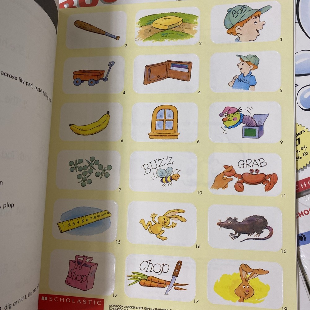 Scholastic Phonics Reading Program Workbooks 1-20 Homeschool Lot