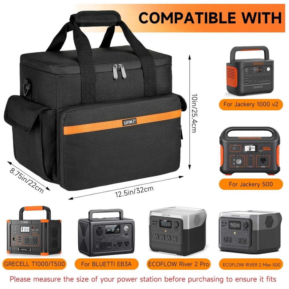 Protective Carrying Case for BLUETTI EB3A/GRECELL T500