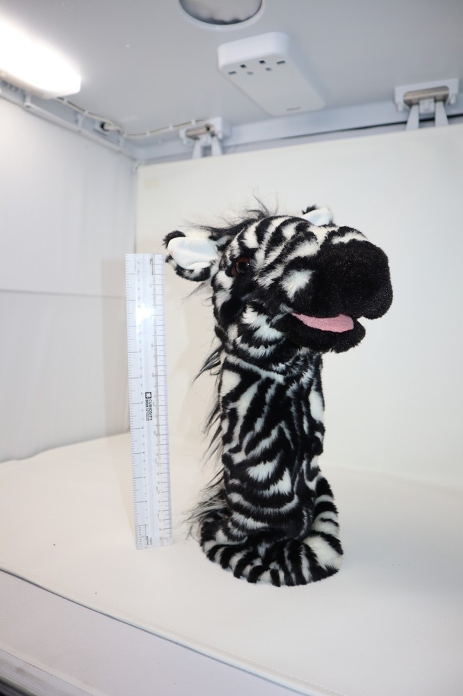 Folkmanis 14" Zebra Stage Puppet Hand Puppet