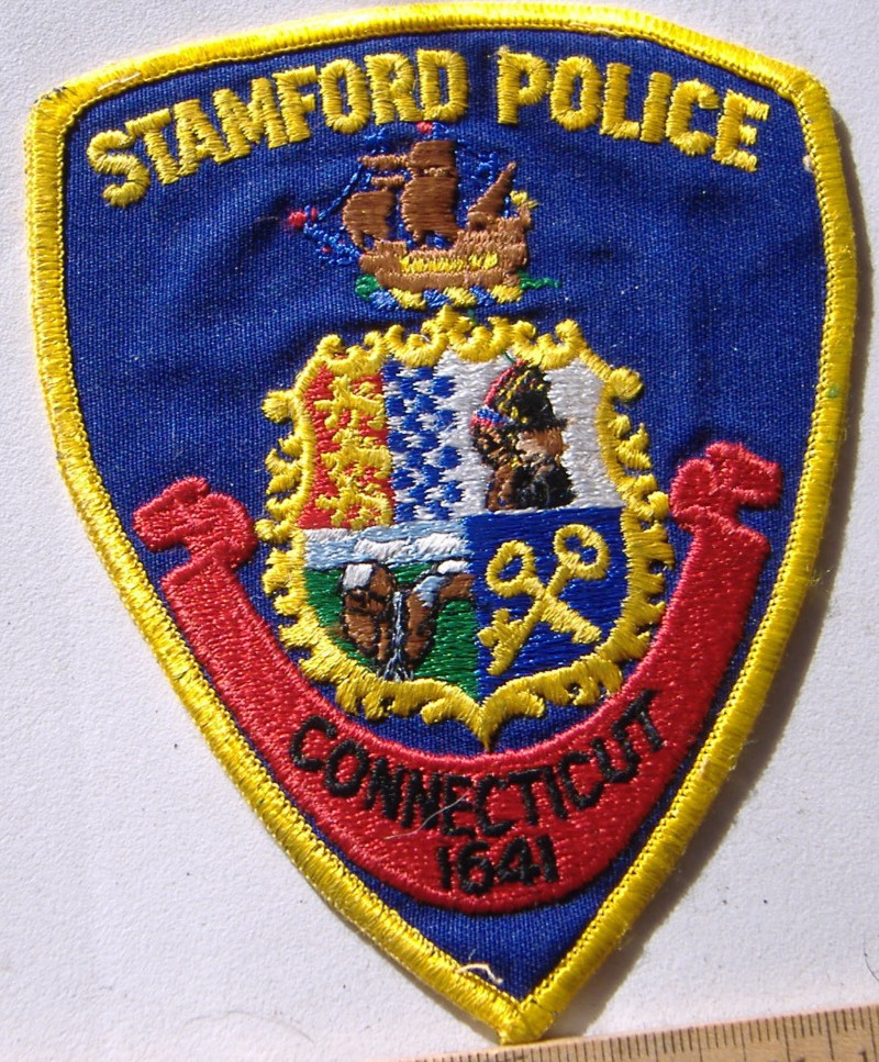 STAMFORD  CONNECTICUT  FABRIC   PATCH
