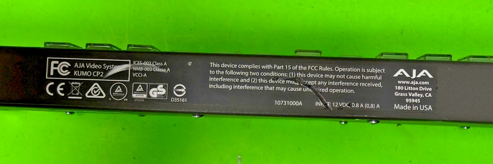 AJA KUMO CP 2 For Parts only