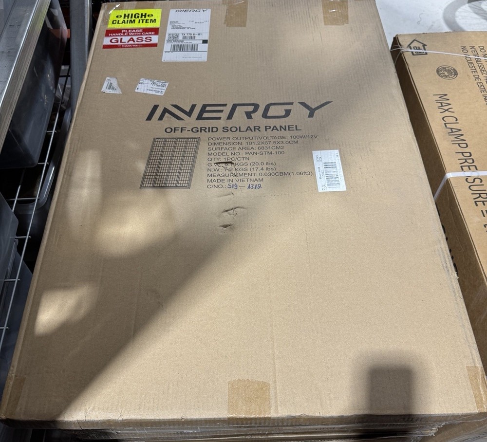 Inergy Solar Storm 100-Watt Polycrystalline Solar Panel - Multiple Available