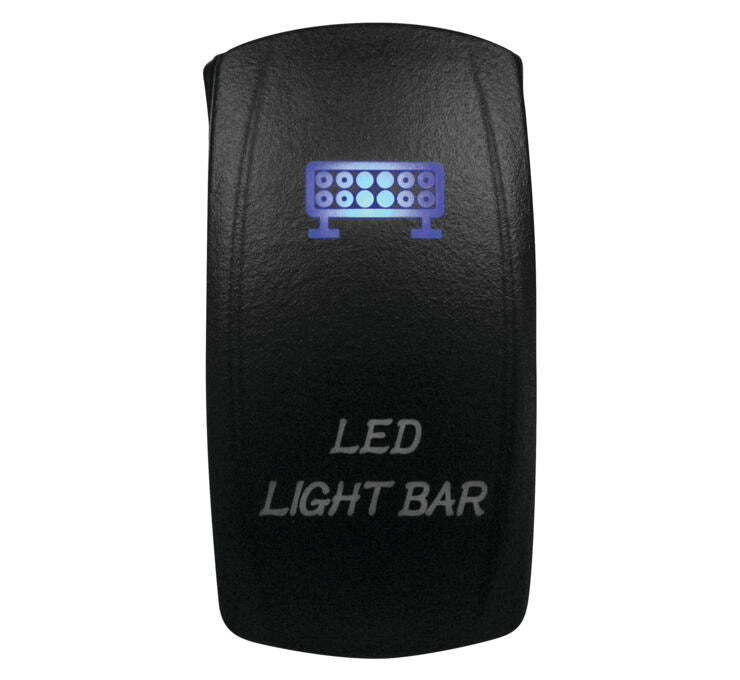 DragonFire Racing 521383 Lighted Blue LED Light Bar On/Off Switch