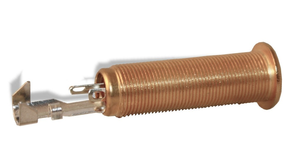 Jack Cylinder Switchcraft 1/4" Stereo Gold 152B